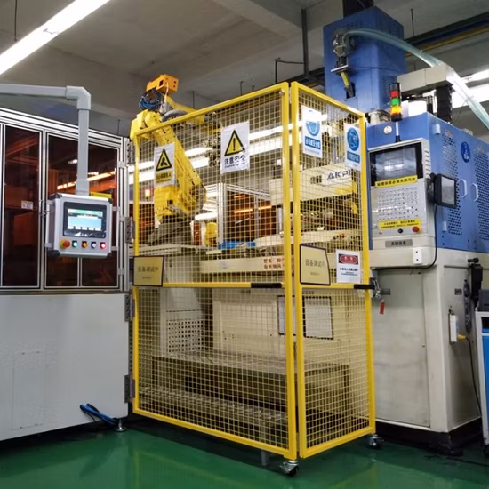 Robô industrial de fabricação inteligente da produção 4,0 Delta Scrara que classifica a linha de embalagem